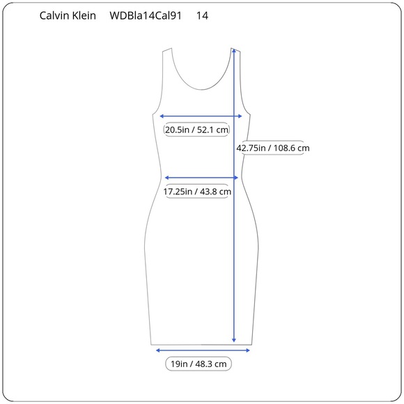 Calvin Klein sheath dress; size 14; like new condition - Picture 6 of 6